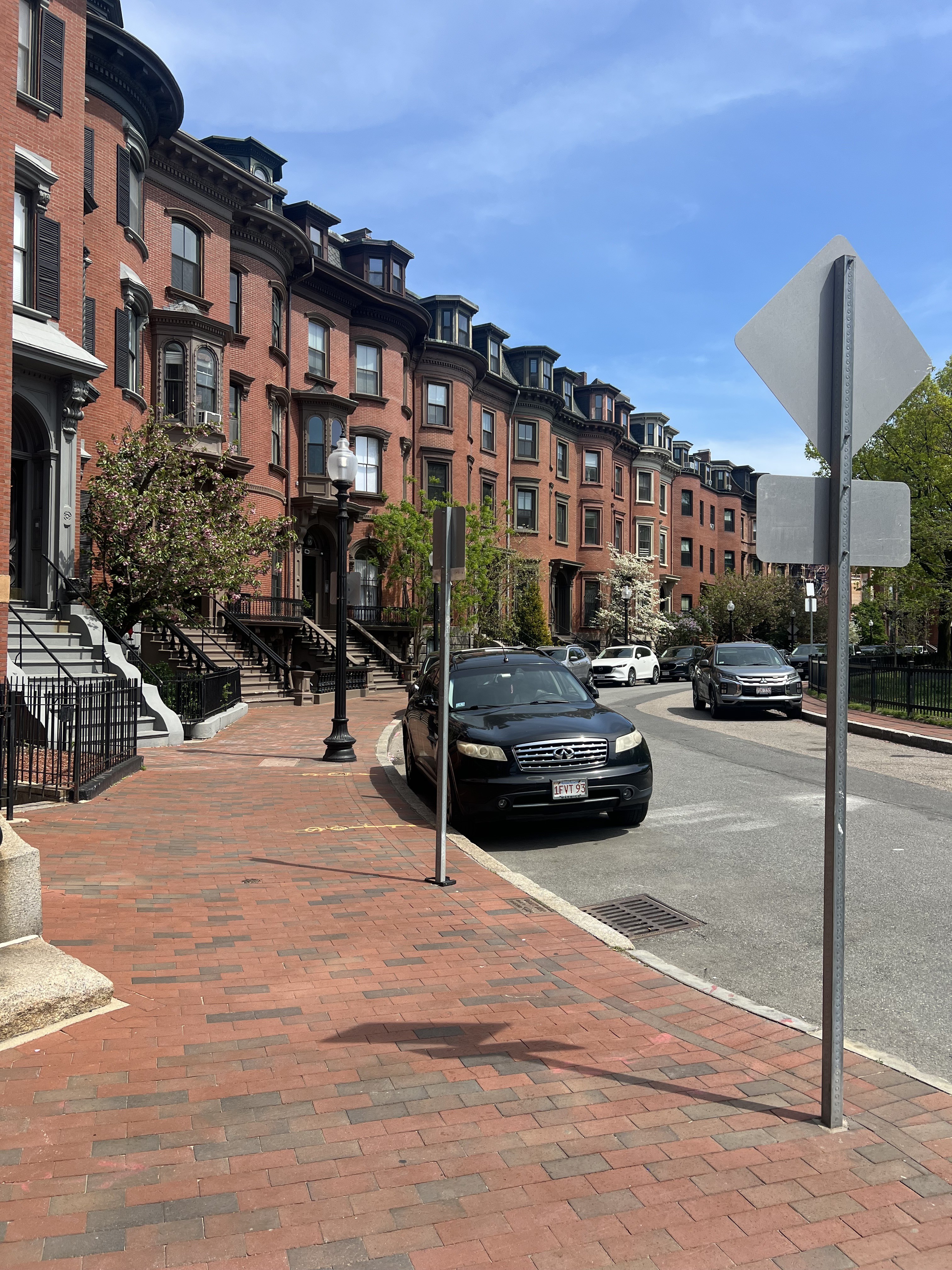 Boston brownstones