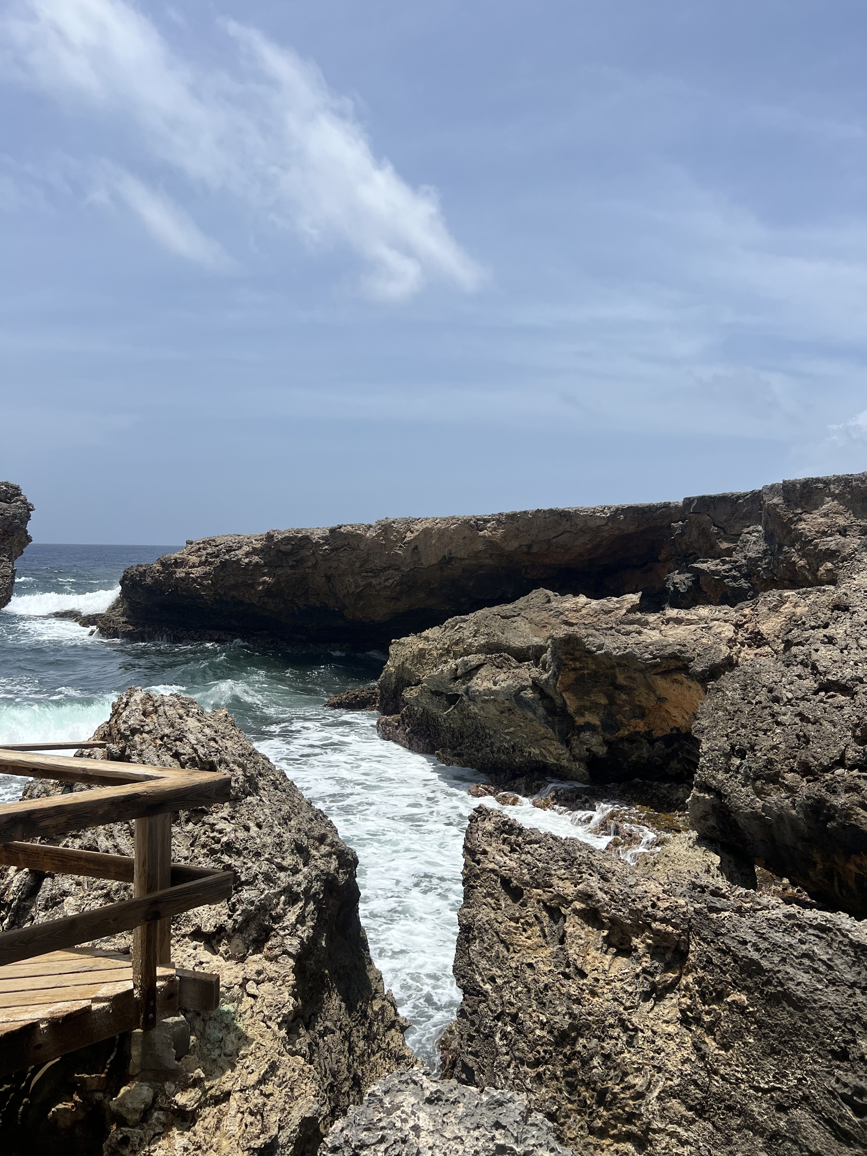 Curaçao rocky coastline