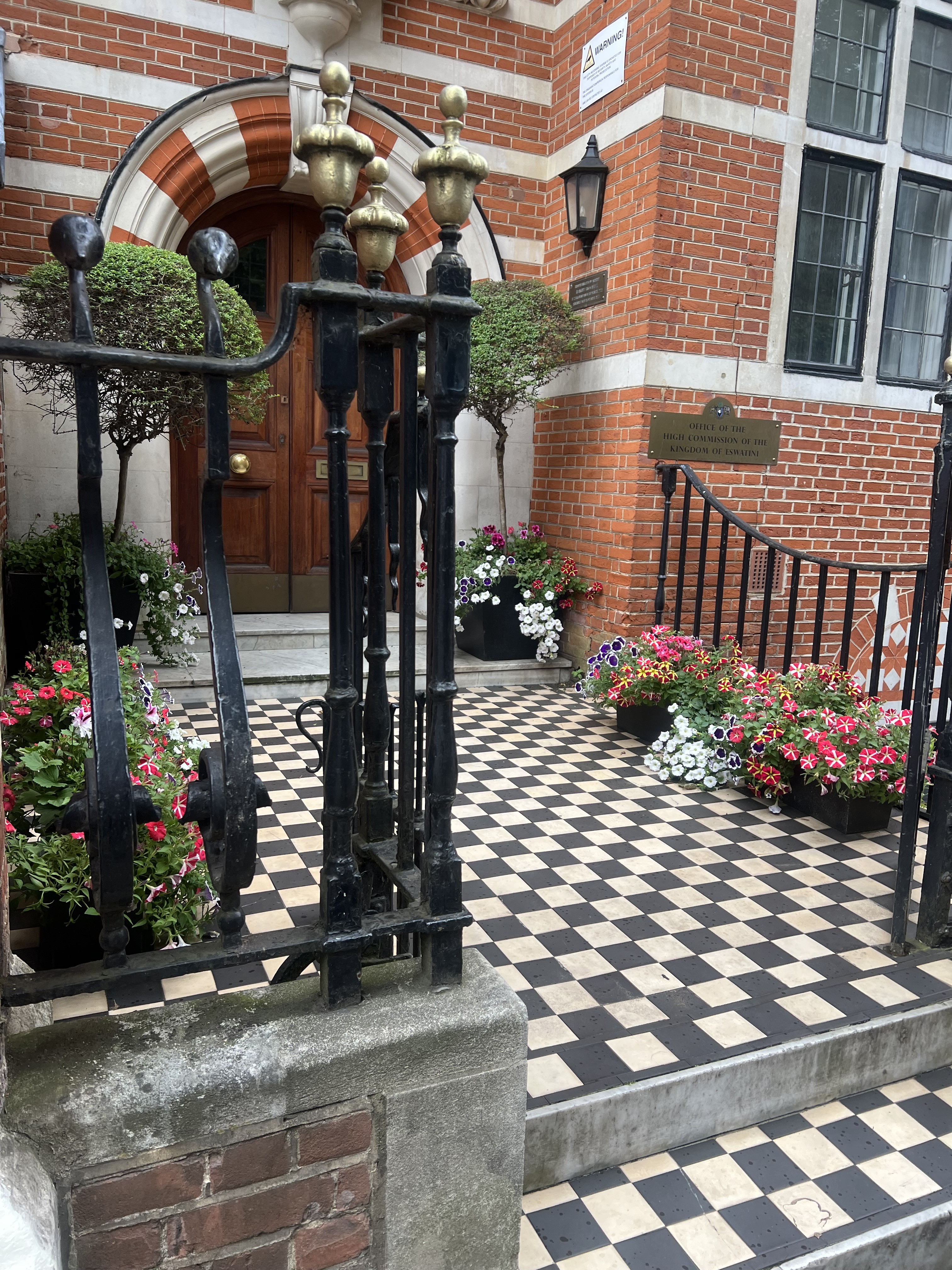 London ornate gate
