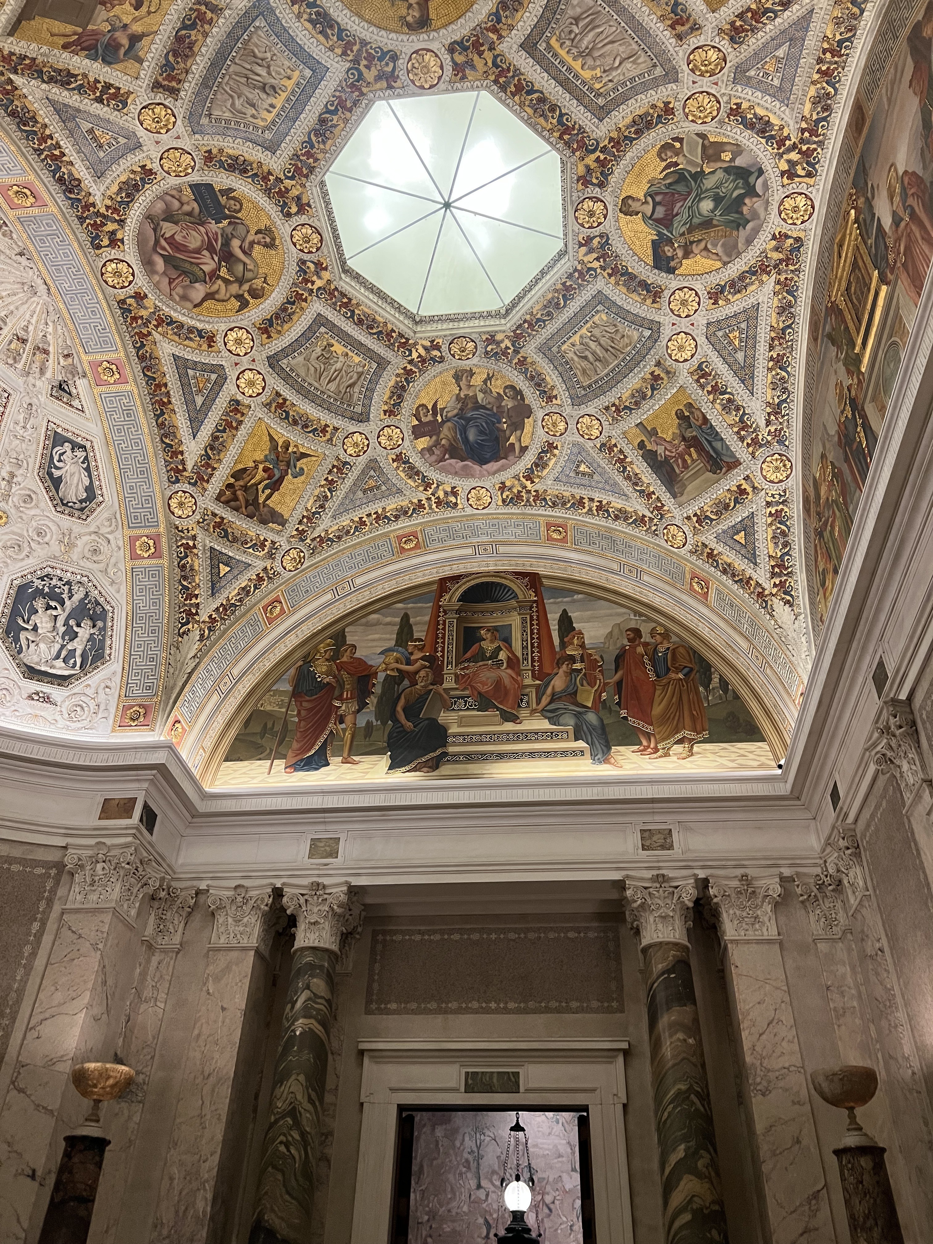 Morgan Library ceiling